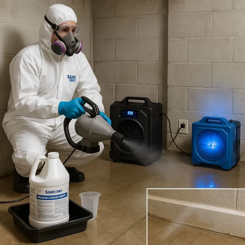 Sanitization and Odor Removal process in Chapin, SC